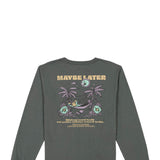 Billabong Youth Relax Graphic Long Sleeve T-Shirt for Boys in Slate Green