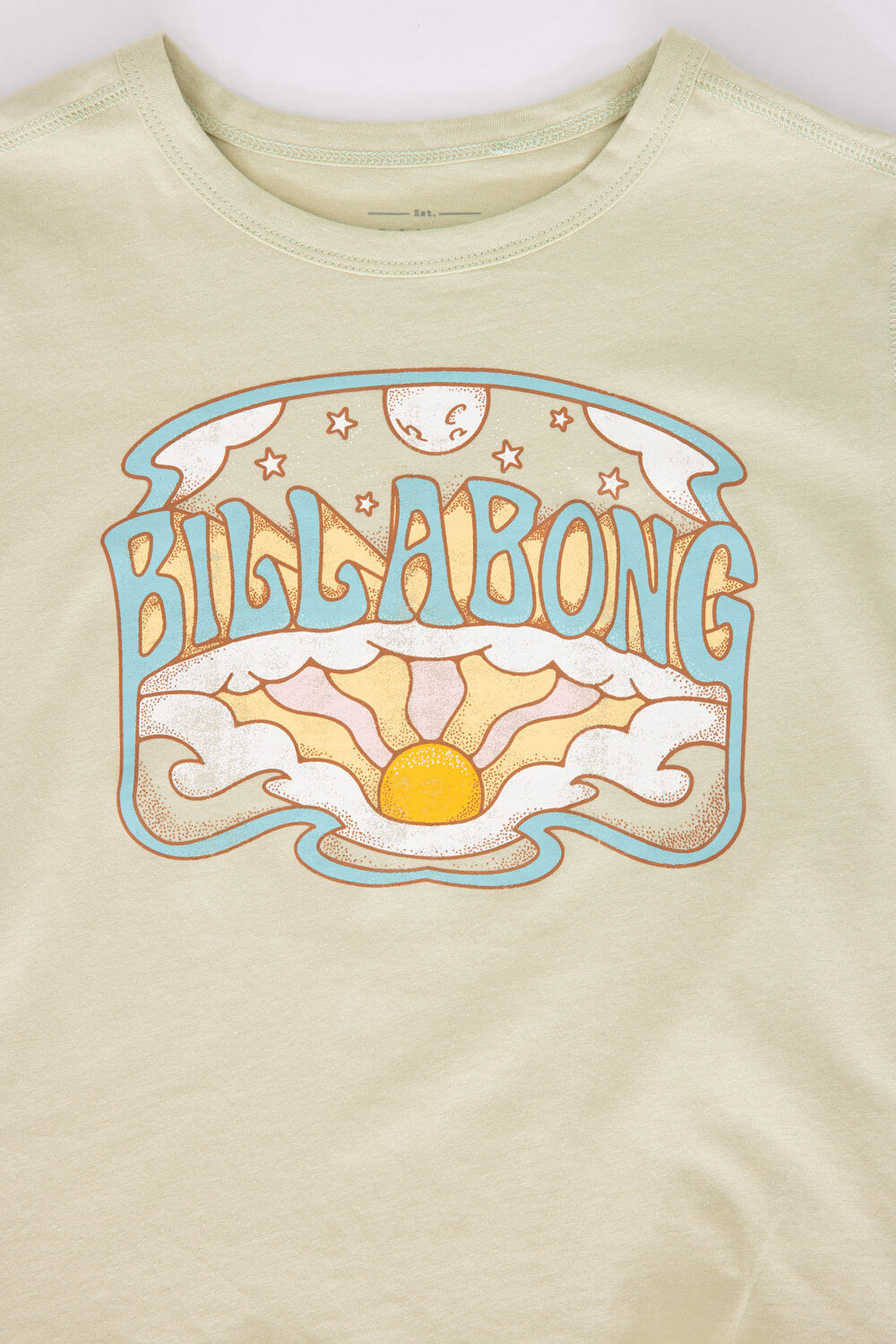 Billabong Youth Sun Moon Bay Graphic T-Shirt for Girls in Sage Forest