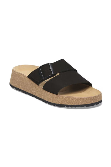 Papillio by Birkenstock Almina Nubuck Sandals for Women in Black