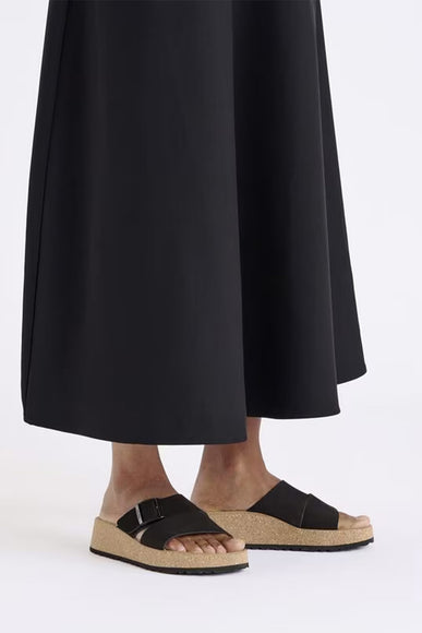 Papillio by Birkenstock Almina Nubuck Sandals for Women in Black