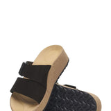 Papillio by Birkenstock Almina Nubuck Sandals for Women in Black