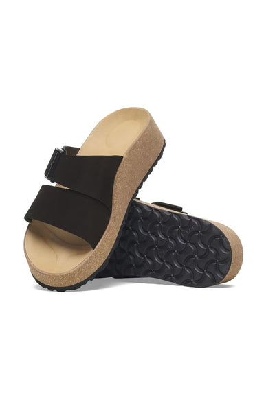 Papillio by Birkenstock Almina Nubuck Sandals for Women in Black