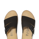 Papillio by Birkenstock Almina Nubuck Sandals for Women in Black