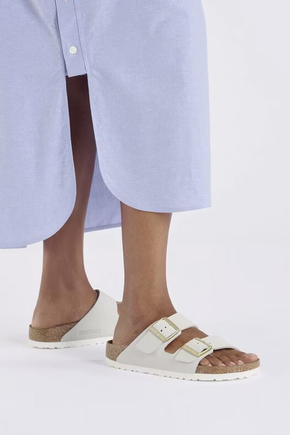 Birkenstock Arizona Nubuck Sandals for Women in Antique White
