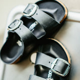 Birkenstock Arizona Big Buckle Sandals for Women in Black