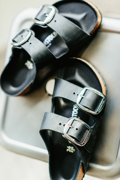 Birkenstock Arizona Big Buckle Sandals for Women in Black