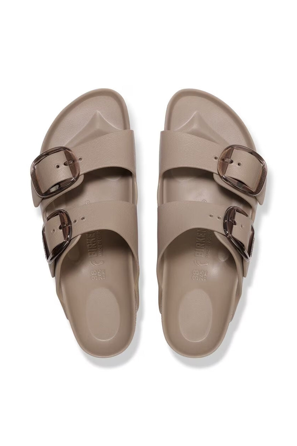 Birkenstock Arizona EVA Big Buckle Sandals in Gray Taupe 