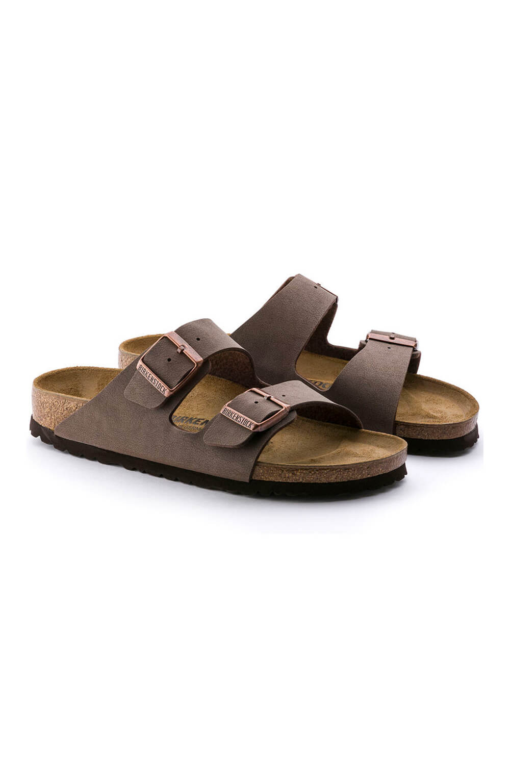 Birkenstock Arizona Birkibuc Sandals for Men in Mocha