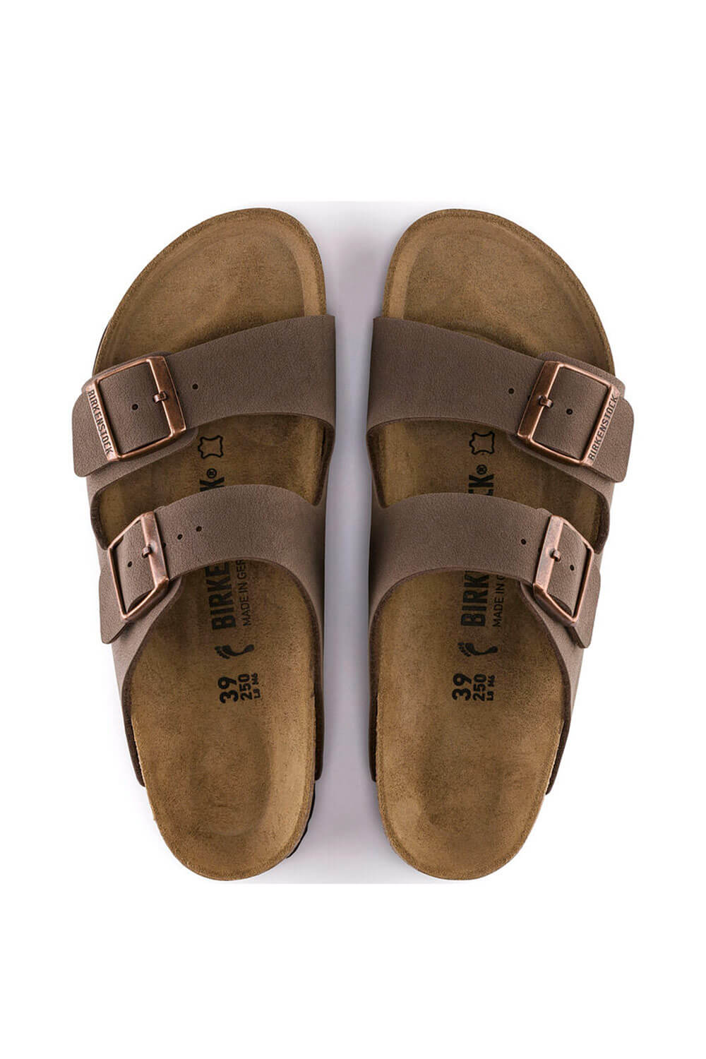Birkenstock Arizona Birkibuc Sandals for Men in Mocha