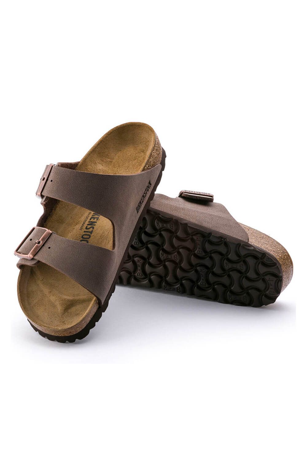 Birkenstock Arizona Birkibuc Sandals for Men in Mocha