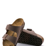 Birkenstock Arizona Birkibuc Sandals for Men in Mocha