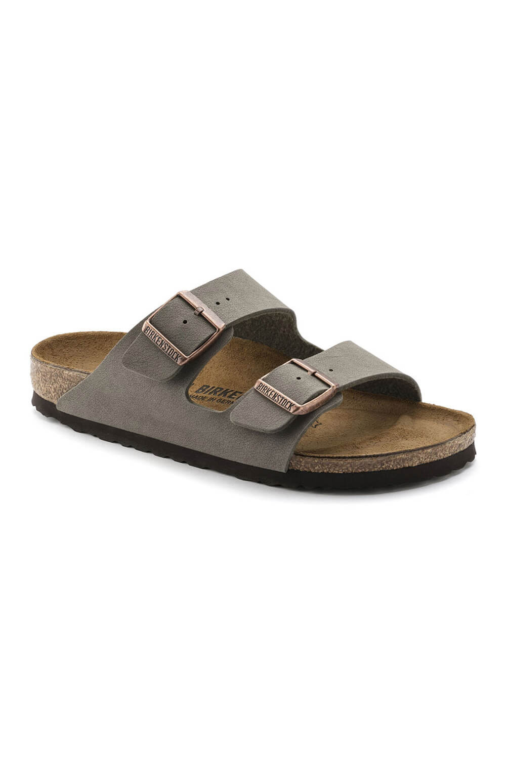 Birkenstock Arizona Birkibuc Sandals for Men in Stone