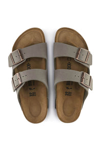Birkenstock Arizona Birkibuc Sandals for Men in Stone