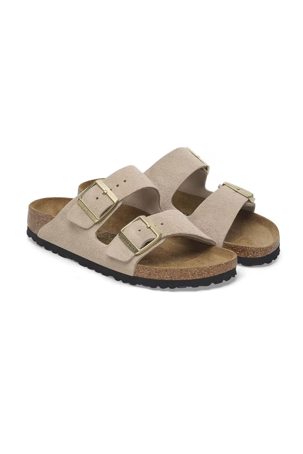 Birkenstock Arizona Suede Leather Sandals for Women in Sandcastle