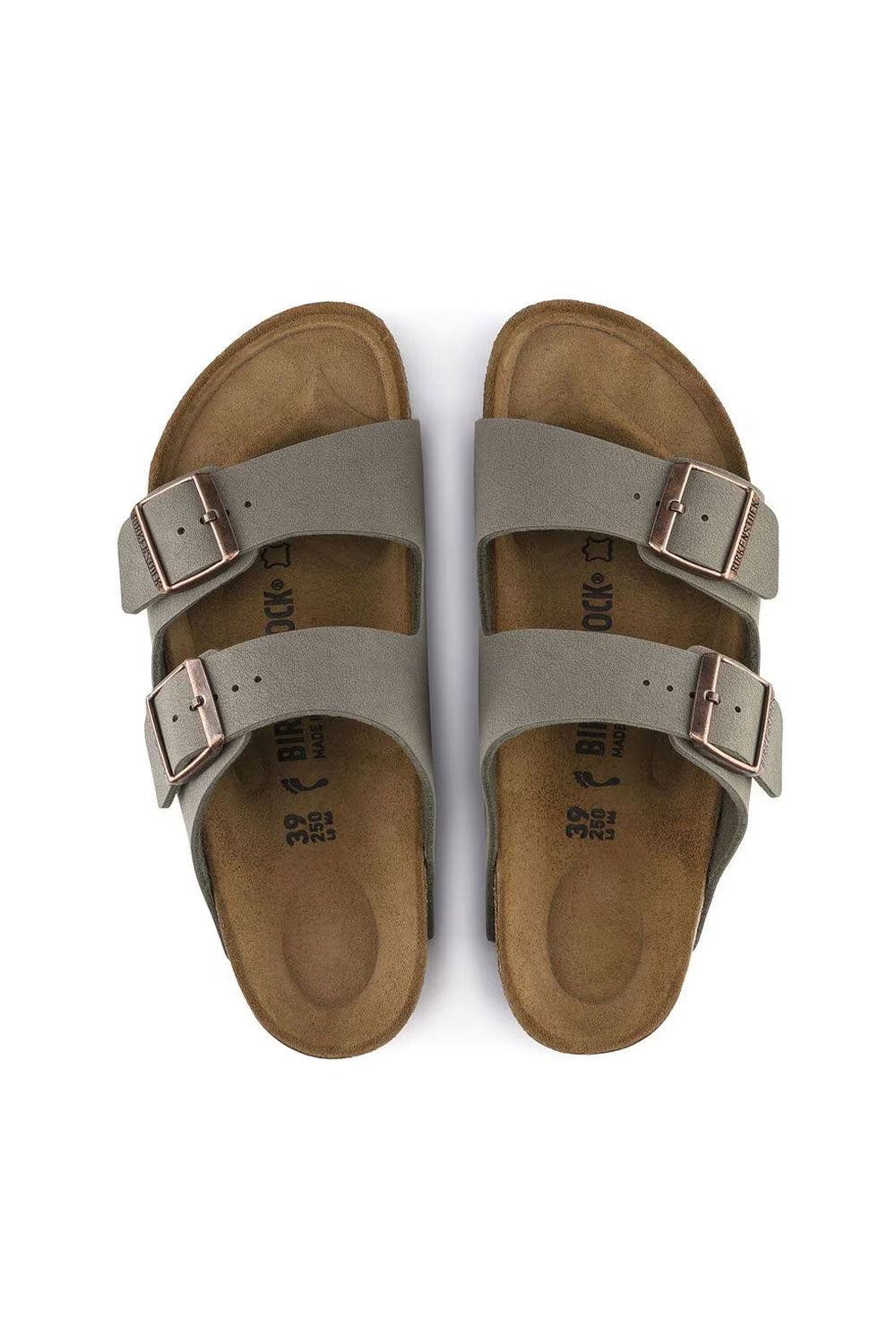 Birkenstock Arizona Birkibuc Sandals for Women in Stone | 151213