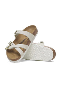 Birkenstock Franca Nubuck Leather Sandals for Women in Antique White
