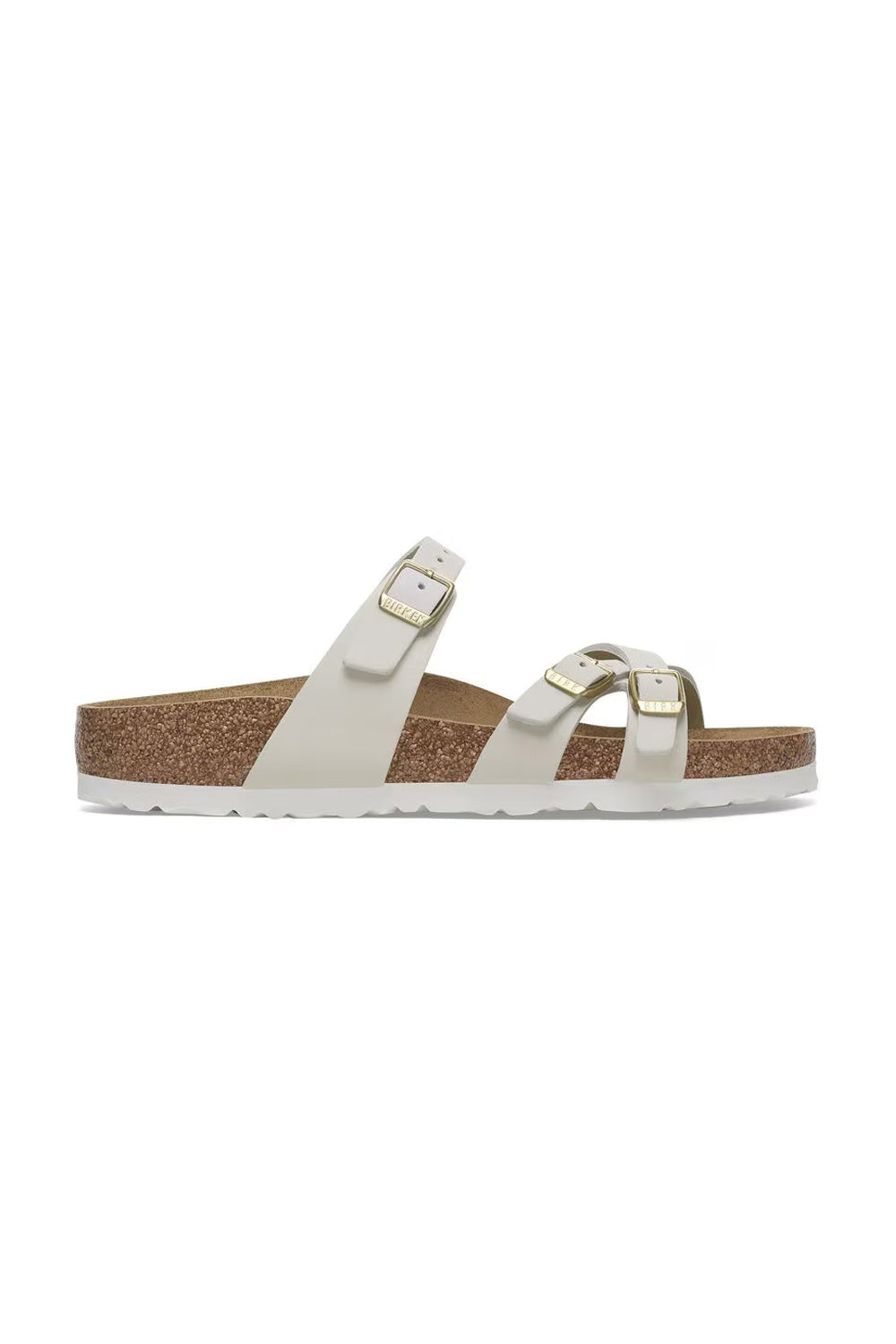 Birkenstock Franca Nubuck Leather Sandals for Women in Antique White