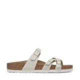 Birkenstock Franca Nubuck Leather Sandals for Women in Antique White