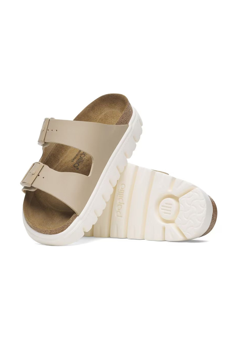 Papillio by Birkenstock Arizona Chunky Birko-Flor Sandals for Women in Sandcastle