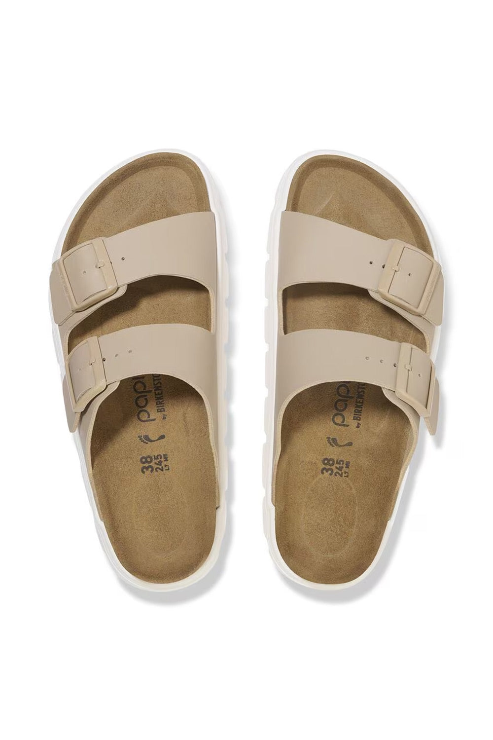 Papillio by Birkenstock Arizona Chunky Birko-Flor Sandals for Women in Sandcastle