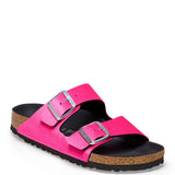 Birkenstock Arizona Vegan Velvet Sandals for Women in Pink 
