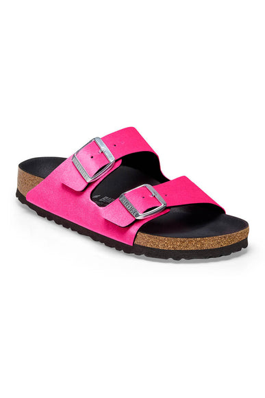 Birkenstock Arizona Vegan Velvet Sandals for Women in Pink 
