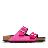 Birkenstock Arizona Vegan Velvet Sandals for Women in Pink 