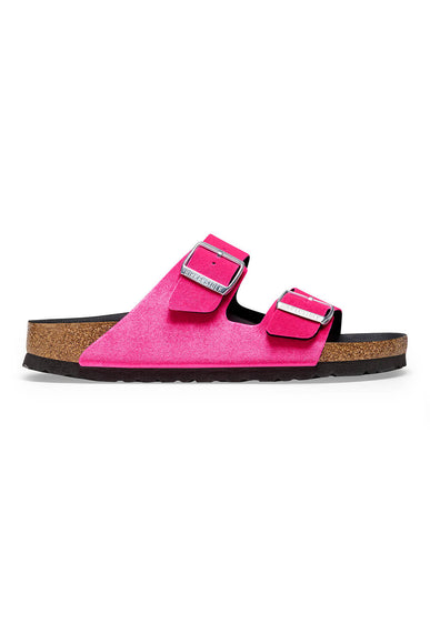 Birkenstock Arizona Vegan Velvet Sandals for Women in Pink 