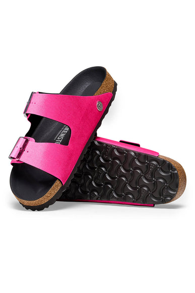 Birkenstock Arizona Vegan Velvet Sandals for Women in Pink 