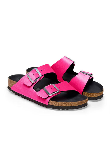 Birkenstock Arizona Vegan Velvet Sandals for Women in Pink 