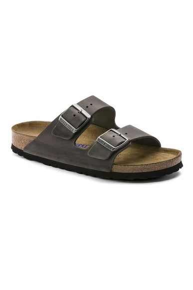 Birkenstock Arizona Soft Footbed Sandals for Men in Iron