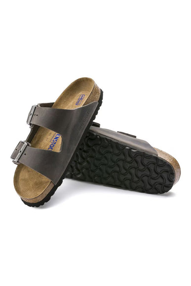 Birkenstock Arizona Soft Footbed Sandals for Men in Iron