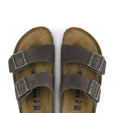 Birkenstock Arizona Soft Footbed Sandals for Men in Iron