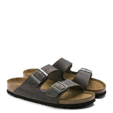 Birkenstock Arizona Soft Footbed Sandals for Men in Iron