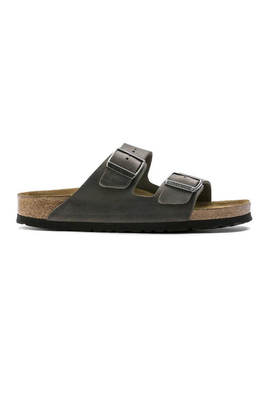 Birkenstock Arizona Soft Footbed Sandals for Men in Iron