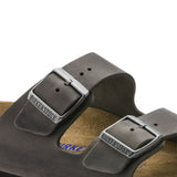 Birkenstock Arizona Soft Footbed Sandals for Men in Iron