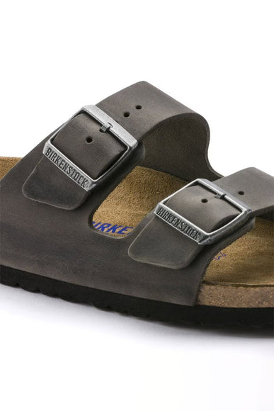 Birkenstock Arizona Soft Footbed Sandals for Men in Iron
