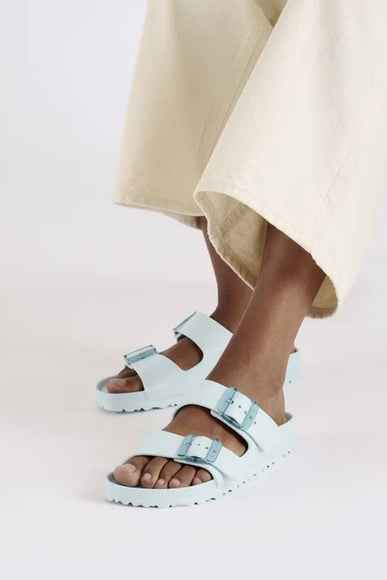 Birkenstock Arizona EVA Stealth Buckle Sandals for Women in Surf Green