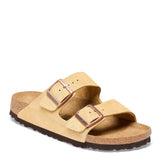Birkenstock Arizona Suede Sandals in Latte Cream