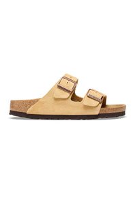 Birkenstock Arizona Suede Sandals in Latte Cream