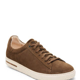 Birkenstock Bend Low Suede Leather Shoes for Men in Dark Tea