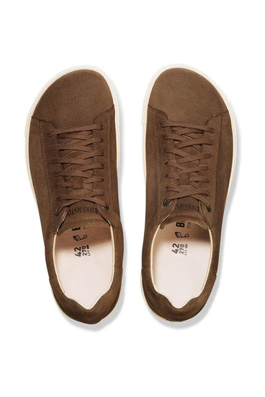 Birkenstock Bend Low Suede Leather Shoes for Men in Dark Tea