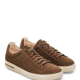 Birkenstock Bend Low Suede Leather Shoes for Men in Dark Tea