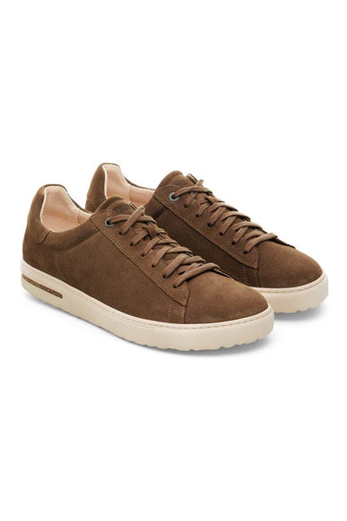 Birkenstock Bend Low Suede Leather Shoes for Men in Dark Tea