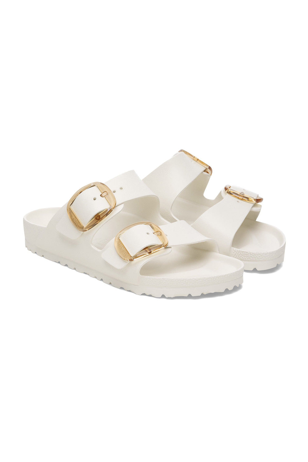 サンダル・ミュール BIRKENSTOCK Women Sandals 1029651 EGGSHELL WHITE Birkenstock Arizona EVA Big Buckle Sandals for Women in