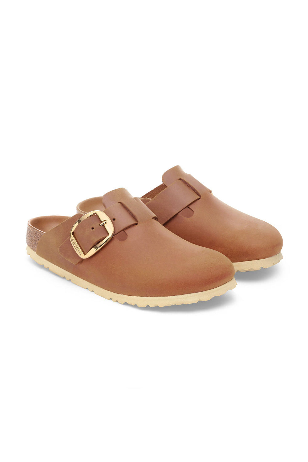 【新品未使用 BIRIKENSTOCK Boston Brown Leather Birkenstock Unisex Boston Clog - Cognac Oiled Leather