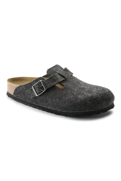 Birkenstock Boston Wool Clogs for Women in Black