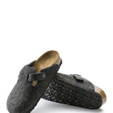 Birkenstock Boston Wool Clogs for Women in Black