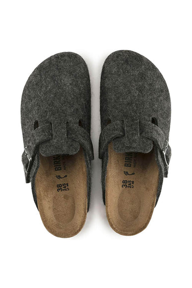 Birkenstock Boston Wool Clogs for Women in Black