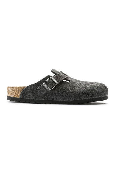 Birkenstock Boston Wool Clogs for Women in Black